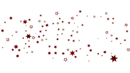 Red Star Scatter Background