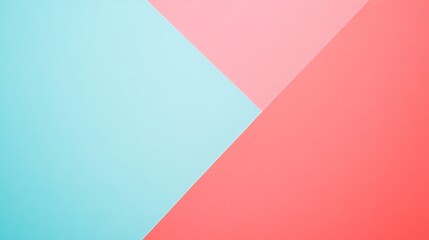 Abstract pastel color background with blue pink and coral shades