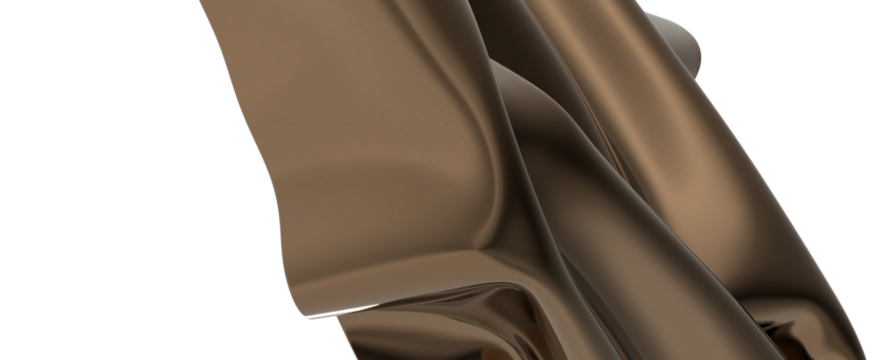 Abstract Brown Fabric Drape