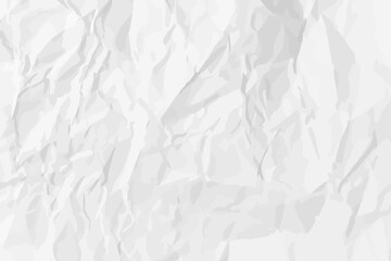 White clean crumpled paper