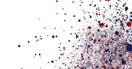 Abstract Red Blue Grey Dots Background Texture