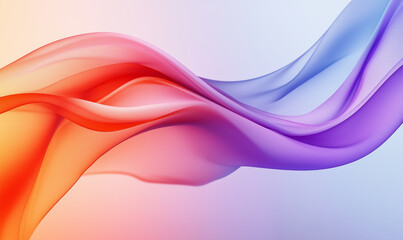 Naklejka premium Dynamic interplay of light and color creating an abstract effect. Great for technology and innovation visuals.