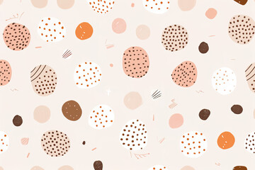 Colorful abstract pattern with circular shapes and textures