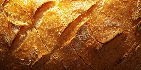 golden crusty artisan bread texture for culinary inspiration