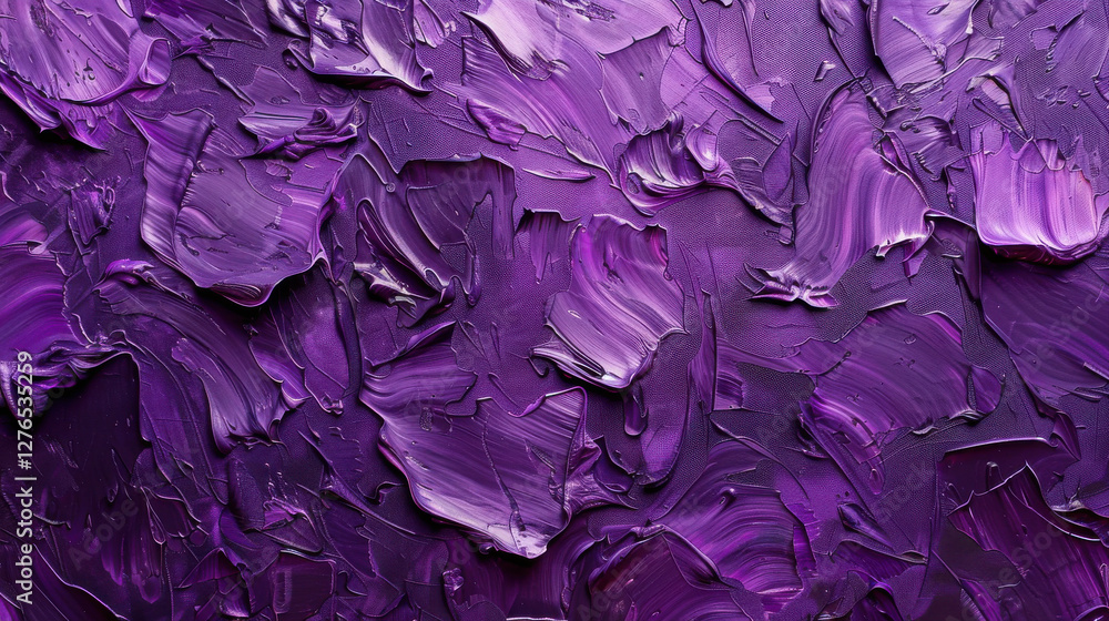 Poster deep amethyst background with textured finish, creating rich visual experience