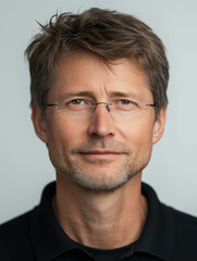 Obraz premium Teacher On A White Background
