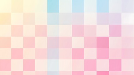 Pastel Squares Abstract Color Block Design