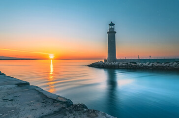 lighthouse on the coast