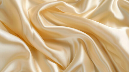 Obraz premium Soft satin fabric with warm almond hue and slight sheen, perfect for elegant designs