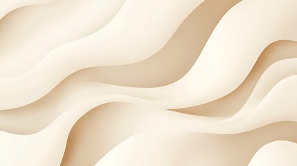 Obraz premium Abstract Beige Waves Flowing Smoothly