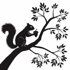 squirrel on tree