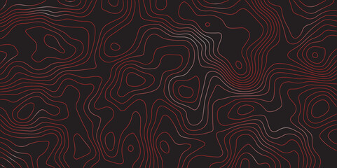 "Intricate Abstract Colorful Design with Seamless Lines and Geometric Grids, Showcasing the Topography of Sea and Mountain Landscapes on a Deep Black Background"
