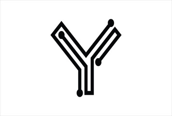 Elegant Letter Y logo Vector Template Initial Letter Y Logo Design. Creative And Modern Y logo
