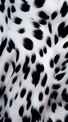 Dalmatian skin fur leopard animal.