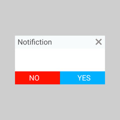 Notification Dialog Box Notification Popup