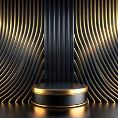 abstract gold background Podium Gold background podium award stage light golden win 3D platform. Background luxury gold podium winner ceremony spotlight star abstract shine prize champion design 