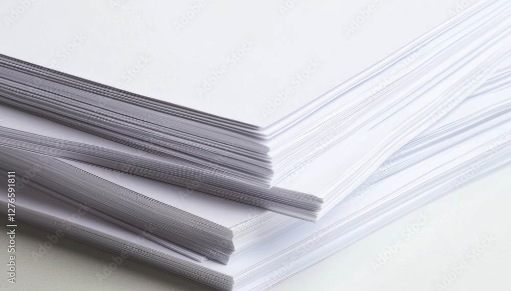 Poster clean white paper texture background with soft lighting and subtle shadows, perfect for elegant bran