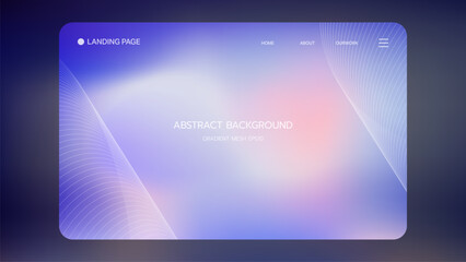 Abstract Fluid Gradient Background with a Smooth and Soft Blur Effect for a Trendy Vibrant look in Modern Design featuring Liquid Wave Textures for Creative Visuals and Stylish Digital Tech Website