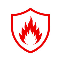 Fire shield icon