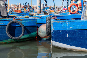 the port of  Essaouira Morocco 