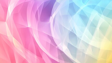 Abstract Pastel Wave Background Design