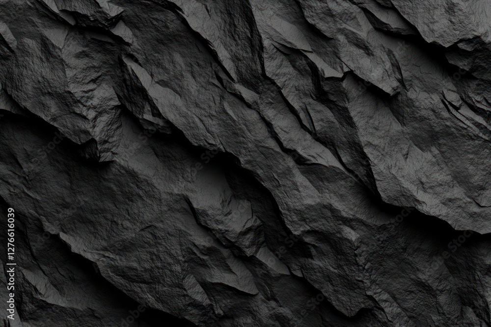 Poster a high-resolution texture of dark slate black background natural.