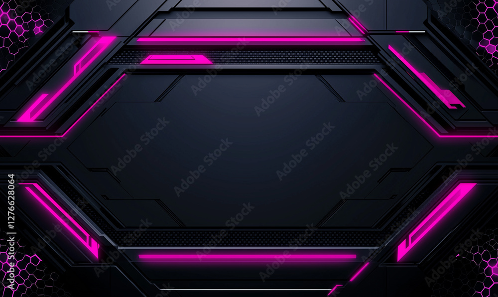 Poster dynamic geometric polygonal shapes background with copy space for modern design futuristic environme