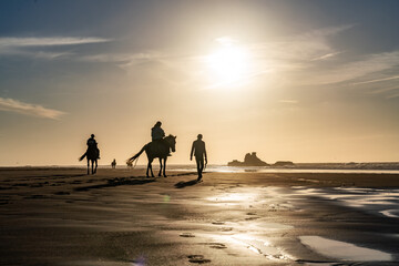 Fototapeta premium Views around Essaouira a port town in Morocco Sunset