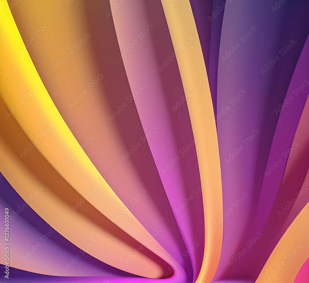 Poster purple background for design as banner, ads, and presentation concept.with soft transition abstract 