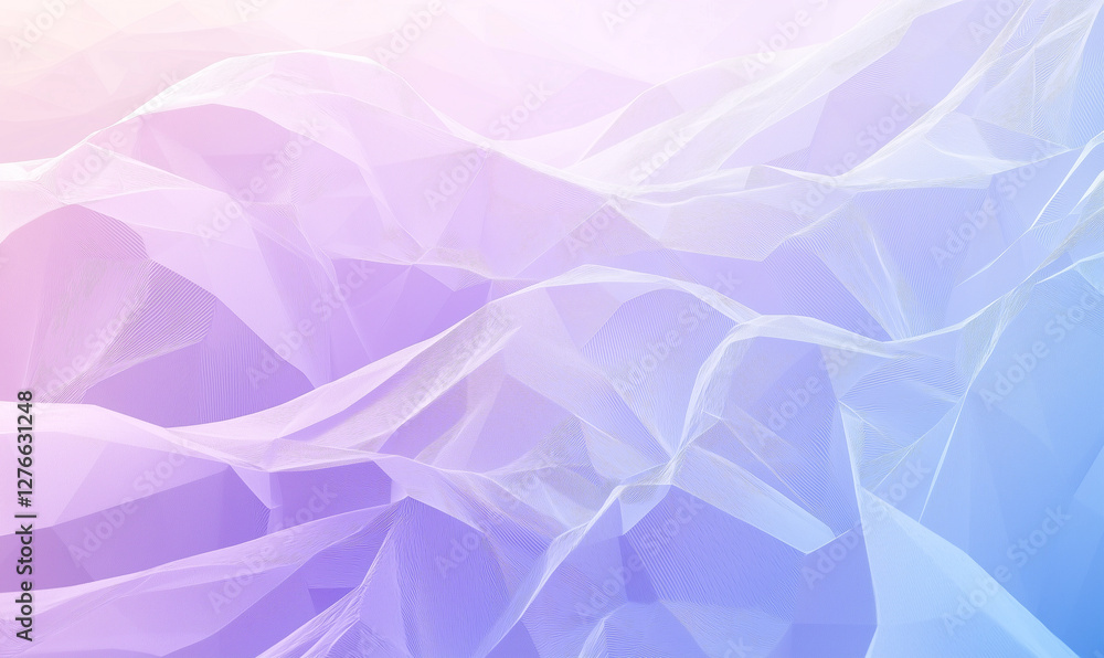 Aufkleber abstract geometric polygonal shapes digital background visual art soft color palette aerial view cop