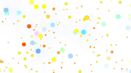 Abstract glittering bokeh lights effect background, Glow sparkling dust particles isolated on transparent.