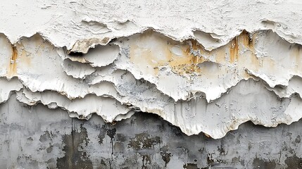 Layered Texture Abstract Mural