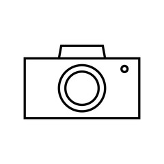 Photography Icon - Camera Line Art for Media