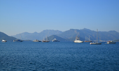 A view from Marmaris, Turkey's holiday region