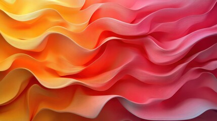 Obraz premium Vibrant multicolored abstract waves in flowing motion creating a dynamic texture