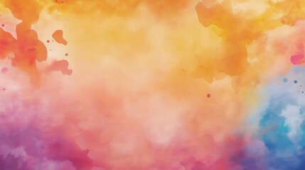 Vibrant Watercolor Splash Background Showcasing Colorful Transitions in a Stunning Abstract Design for Artistic Projects and Creative Inspiration
