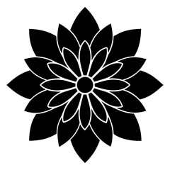 vector illustration of a flower