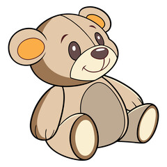 Cartoon bear teddy