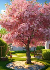 cherry blossom in spring