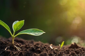 Agriculture, World Soil Day, World Environment Day, Sustainability Green Background Image