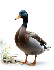 Obraz premium Quacking Joy: Duck