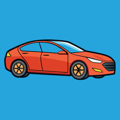 Obraz premium vector illustration of a car
