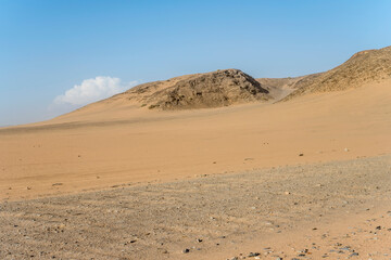 sandy slopes on rocky hills, near De Riet, Namibia