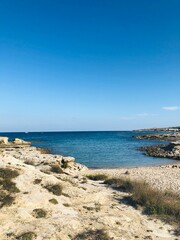 sea and sky on adriatic sea, italy