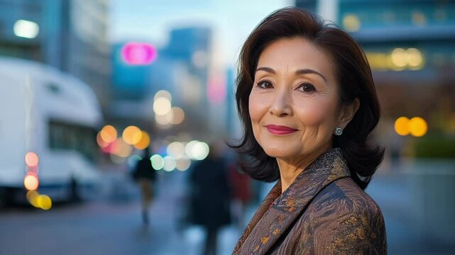 Aging Woman in The City: A Timelapse of a Woman's Transition Through Different Life Stages
