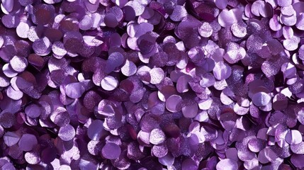 Obraz premium Abstract purple glitter confetti background for parties and festive events.