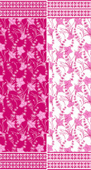 Arabesque pattern damask medallion abstract line shape geometric motif continuous background. Oriental style modern lux fabric design textile swatch ladies dress, man shirt all over print block