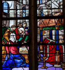 Church Saint-Foy of Conches-en-Ouche, normandy, France