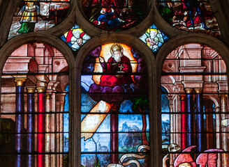 Church Saint-Foy of Conches-en-Ouche, normandy, France