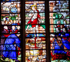 Church Saint-Foy of Conches-en-Ouche, normandy, France
